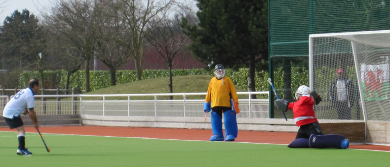 Captain Alex Cathro's flick beats the French keeper to put the Scots 3-1 up