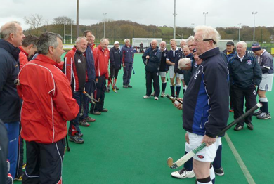 Before the match on 26 March 2014 in Durham