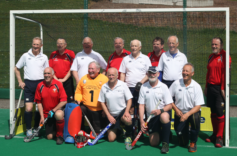 Survivors of the first Scotland-Wales International