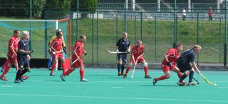 Wilson takes on the English defence in Swansea